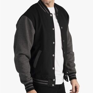 Pro Club Men's Varsity Fleece Baseball Jacket